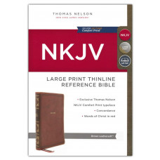 NKJV Large Print Thinline Reference Bible